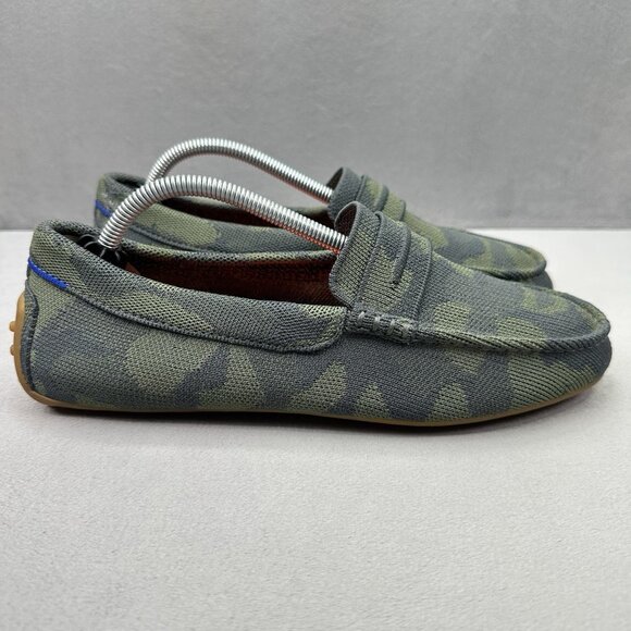 Rothy's Shoes - Rothy’s The Driver Loafer Womens Size 8 Forest Camo Casual Slip On Comfort Flats